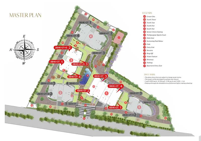 Eldeco Latitude 27 Site Layout Plan